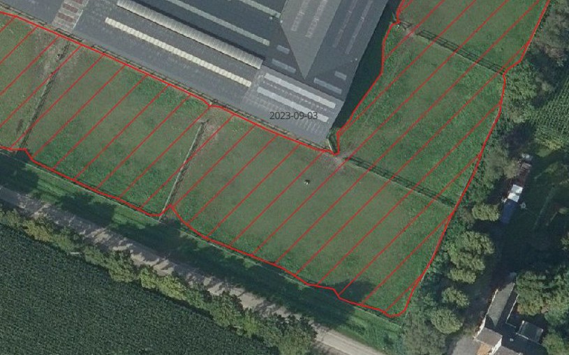 Segmentation of horse pastures