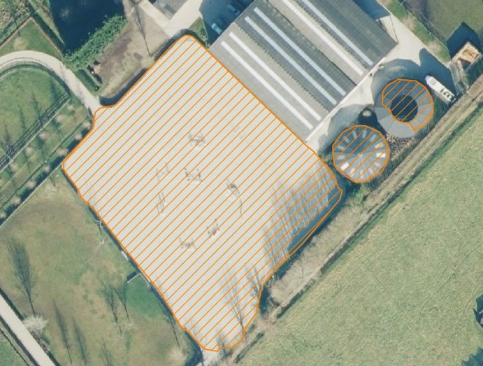 Segmentation of horse tracks