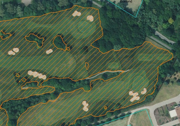 Segmentation of recreation fields