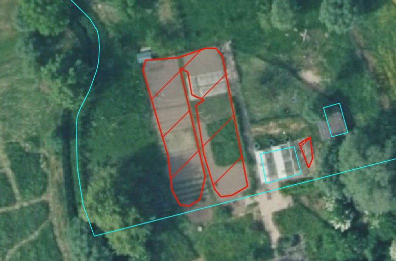 Segmentation of vegetable gardens