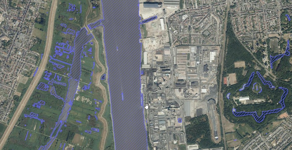 Segmentation of water bodies